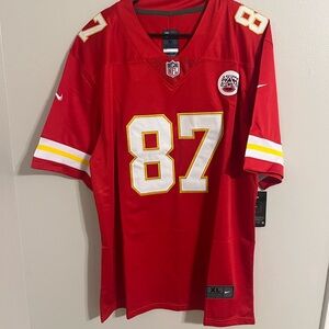 Nike on Field Kansas City Chiefs Travis Kelce Jersey NWT Stitched #87 Size XL